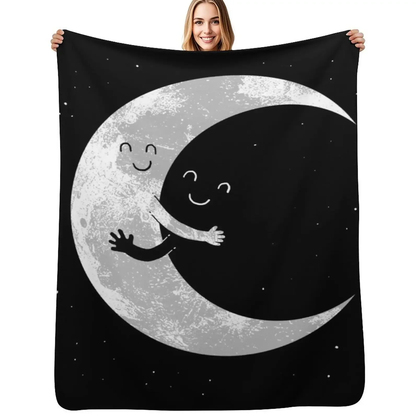 

Moon Hug Throw Blanket Bed linens for babies Moving Blanket