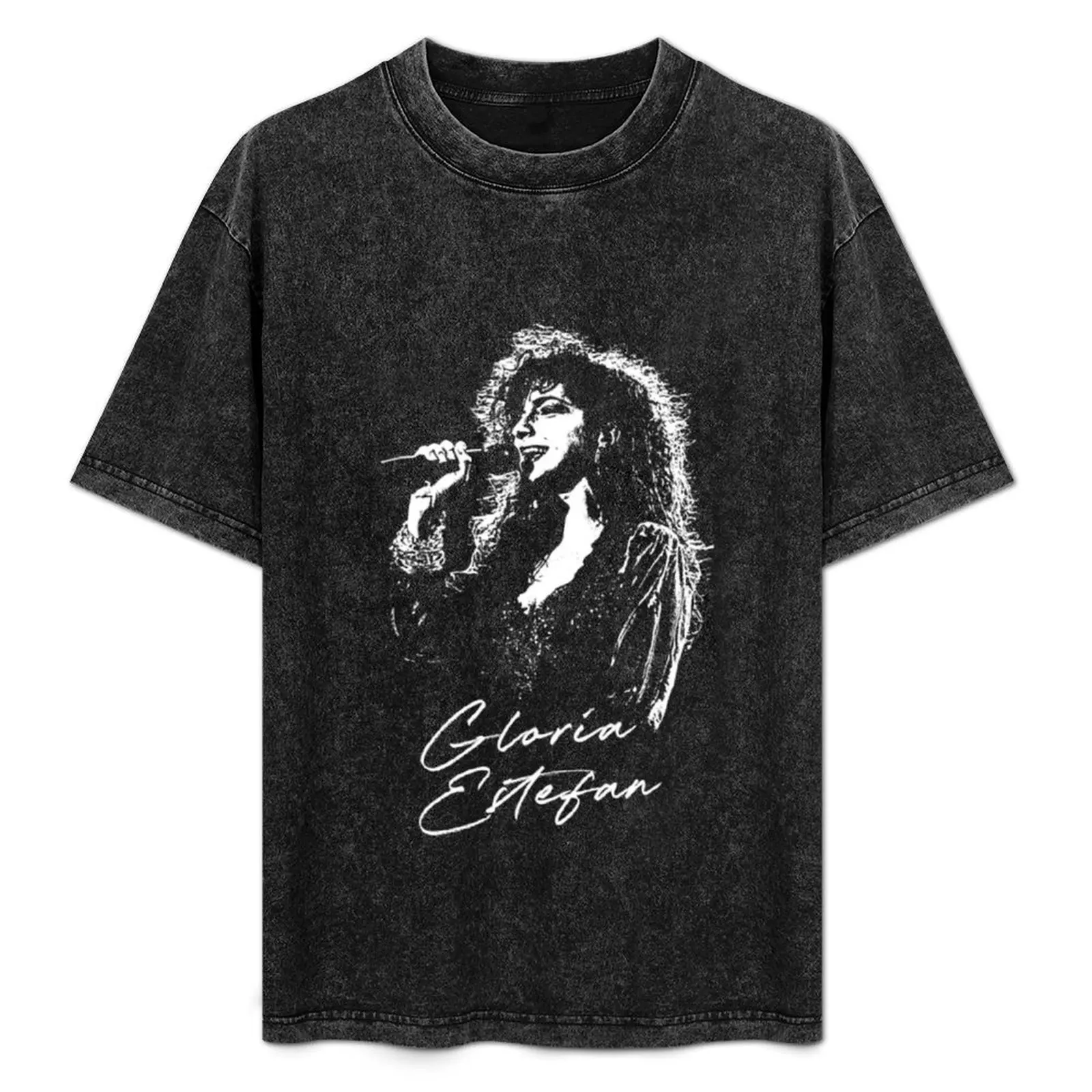Camiseta Gloria Estefan con paneles de malla transpirable