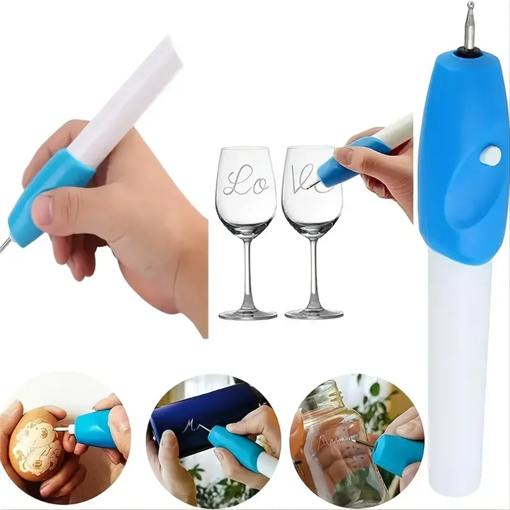 Mini Kabelloser Gravierstift Präzisions-Elektro-Gravierstift Namensschrift-Gravierwerkzeug für Handwerk und DIY – Detail 4