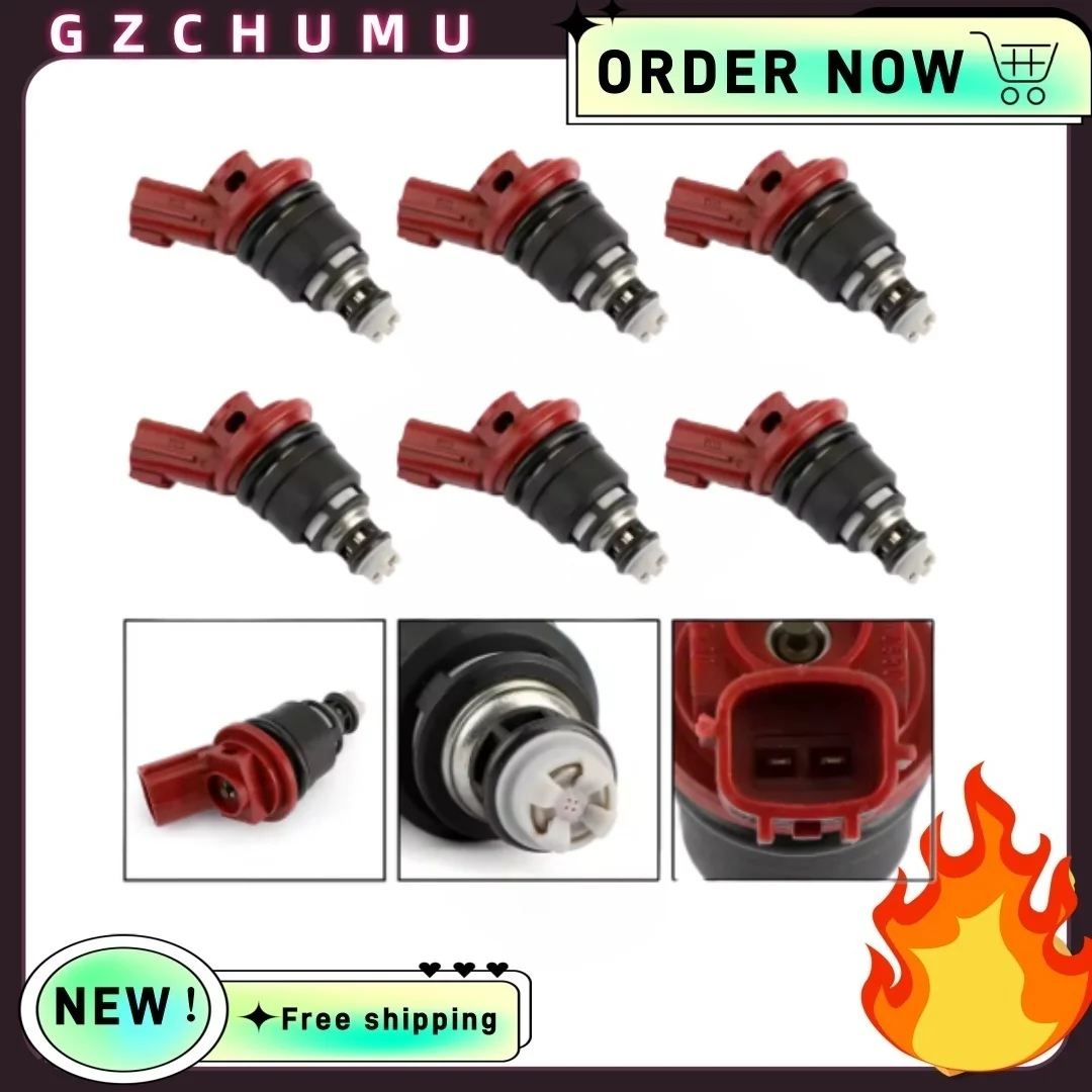 

Artudatech Set of 6 Fuel Injectors Compatible with Infiniti I30 Nissan Gzchumu Part Numbers 1660096E01 16600-96E01