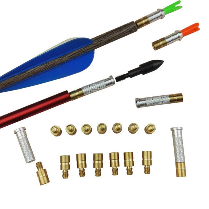 12/24/50pcs Archery Additional-Bob 50Grain Weight Copper Balance Additional Weight For Arrow Shaft Accessories