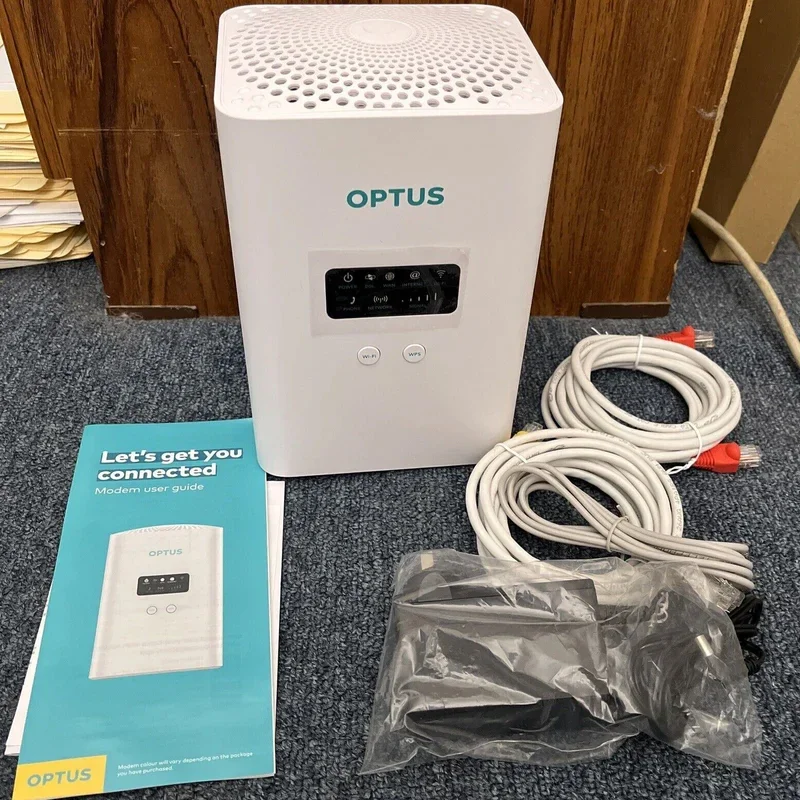 Original Optus Sagemcom Gateway F@ST 5366 4G LTE Router Dual Band Wireless Range Extender Signal Amplifier With Sim Card Slot