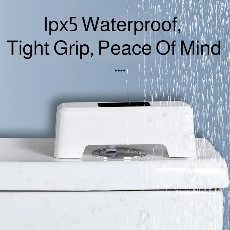 

Водонепроницаемый автоматический датчик смыва унитаза для домашней ванной комнаты и общественных туалетов, прочное автоматическое смывное устройство без касания