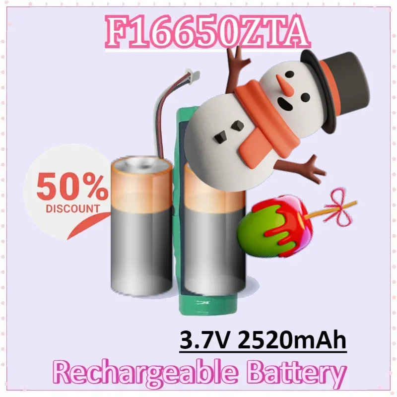 

UF16650ZTA 3.7V 2520mAh Lithium Rechargeable Battery Accessories Compatible with Akai EWI 5000 Electronic Wind Instrument