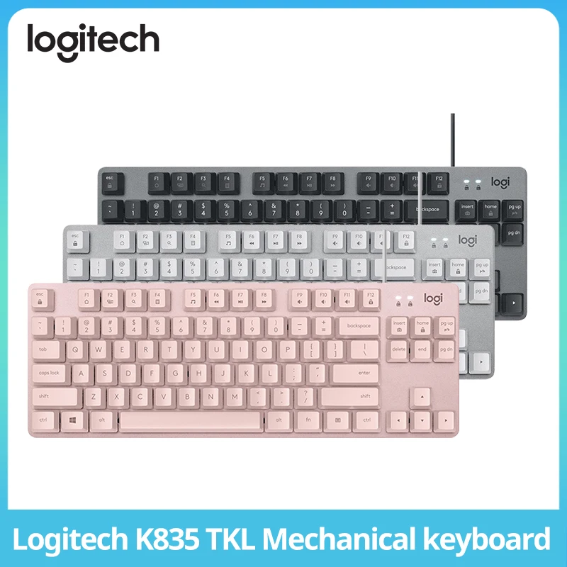 

Best Price Top Keys Logitech K835 Led Usb 84-Key Desktop RGb Backlit Gaming Mini Mechanical Wired Keyboard Replaceable keycaps