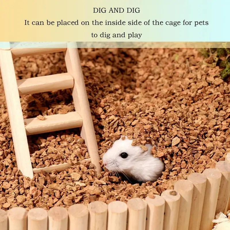

Bedding For Cage Odor Control Pet Bedding Natural Habitat Decor Accessories Comfortable Hamsters Cage Litter For Indoor
