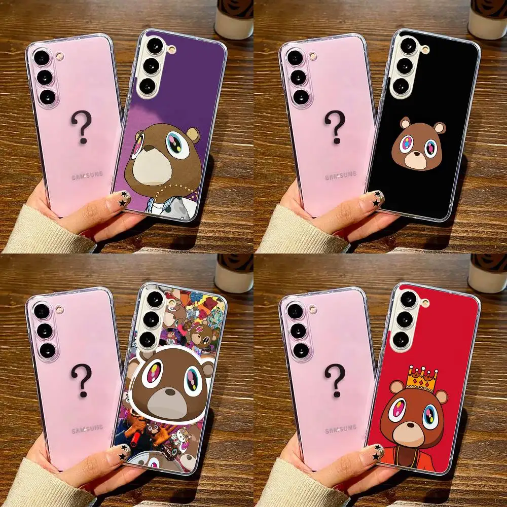 

Kanye West Ye Music Phone Case For SamsungS25,24,21,22,23,30,Ultra,20,Plus,Fe,Lite,Note,10,9,5G Transparent Cover