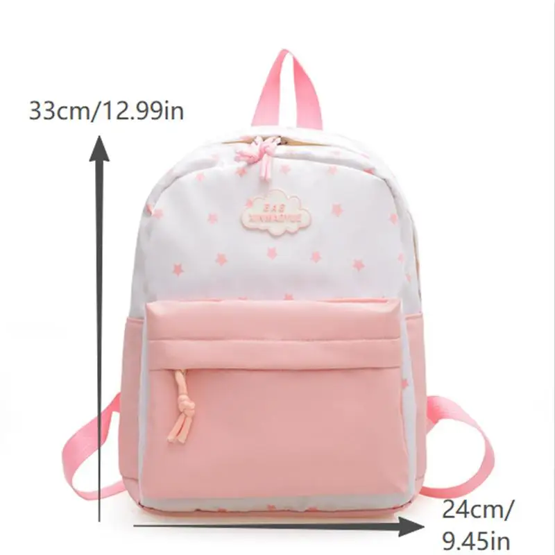 Chic Star Patterns Rucksack Large-capacity Trendy Student School Bag Delicate Fashion Backpack Travel Gear Gifts
