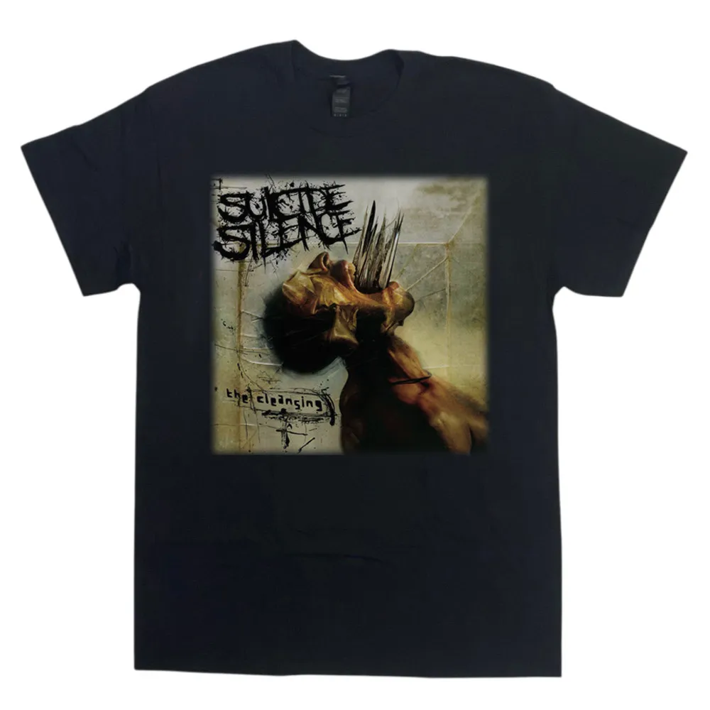 Rare Russian Death Metal SLAUGHTER TO PREVAIL Dark Punk Rock Band Cotton T-Shirt Short Sleeve Men