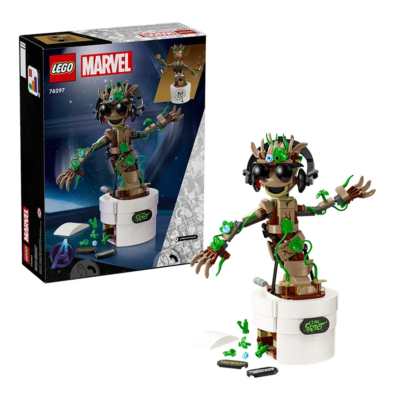 

LEGO Building Blocks 76297 Dancing Groot Boys and Girls Assemble Building Blocks Children's Toy Gifts