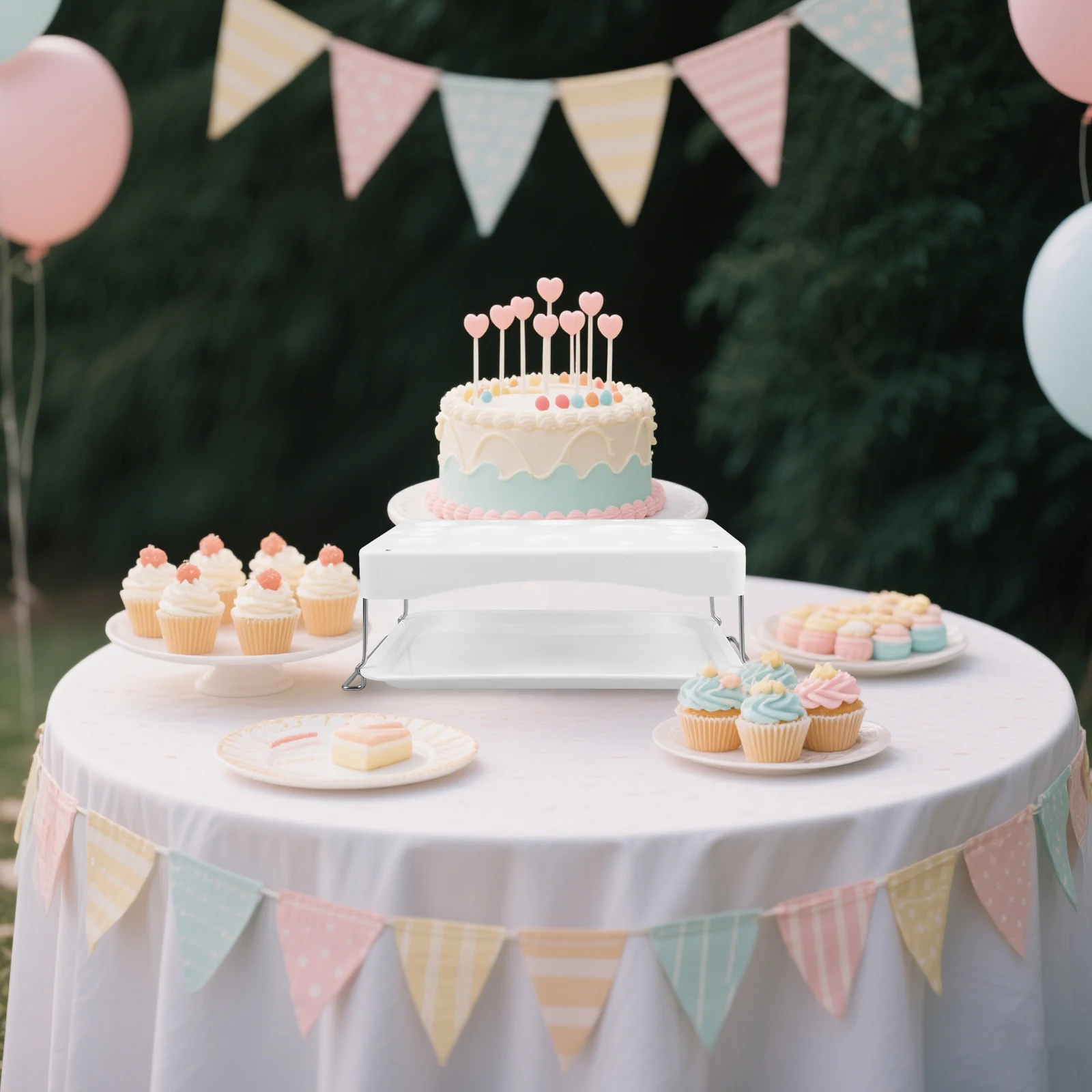 

Cake Piping Stand Decorating Icing Bag Baking Supplies Flower Dry Rack Cream Holder for Nozzle Adjustable Storage Shelf