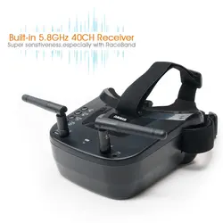 VR009 5.8G 40CH Auto-Searching Double Antennas mini FPV Goggles 3.0 Inch 480*320 LCD Screen Built-in Battery Toys