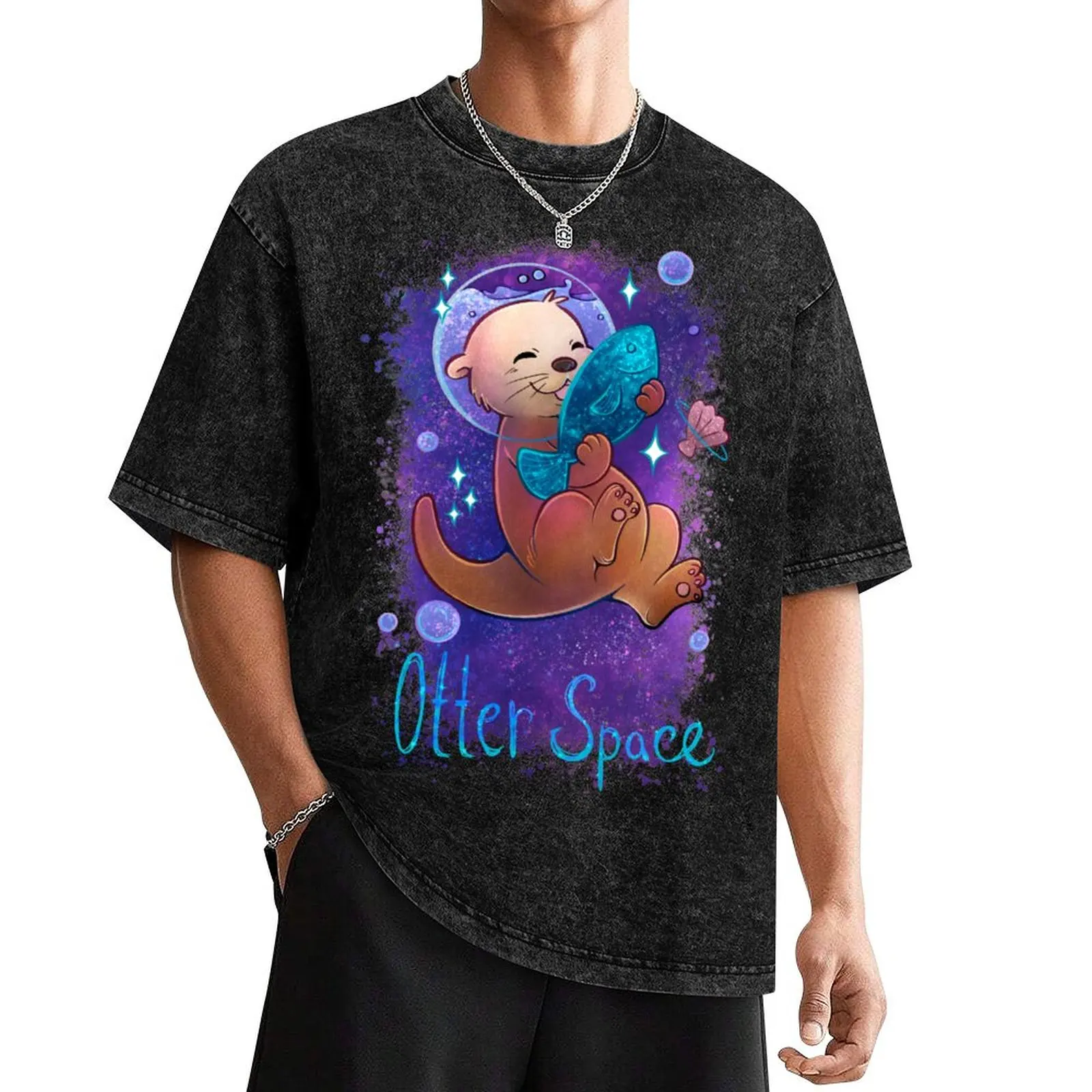 

Kawaii Otter Space T-Shirt graphics sweat cheap stuff sweat shirts, men