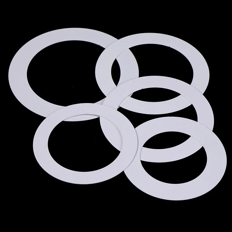 1PCS Weiß Lampenschirm Ring Adapter Verdeckte Spacer Shims Unterlegscheiben Licht Stehen Verlängerung Dichtungen LED Scheinwerfer Downlight O Ringe