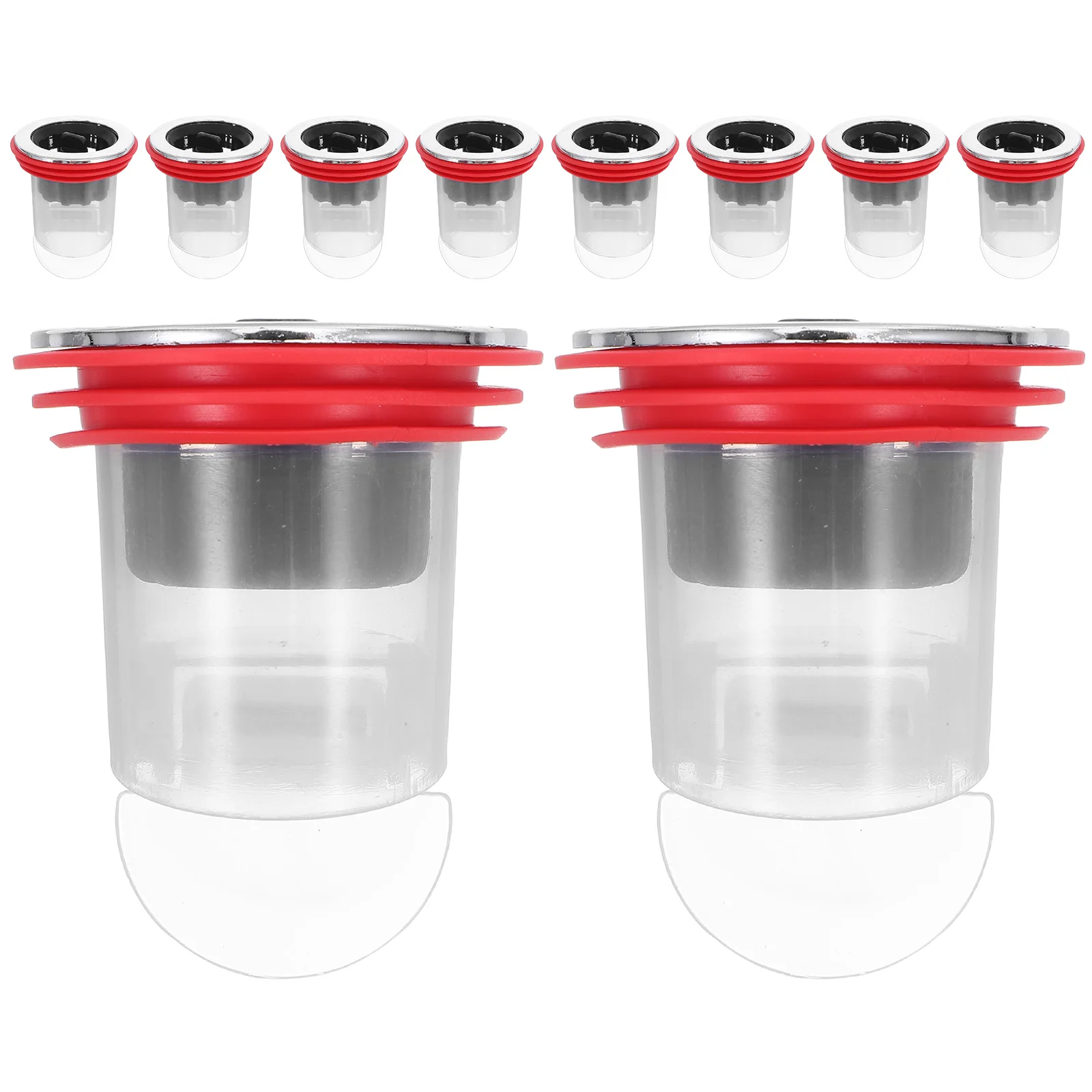 

10Pcs Bathroom Floor Drain Core Odor Proof Anti-Clog Shower Drain Insert Universal Fit Kitchen Toilet Plumbing Accessories