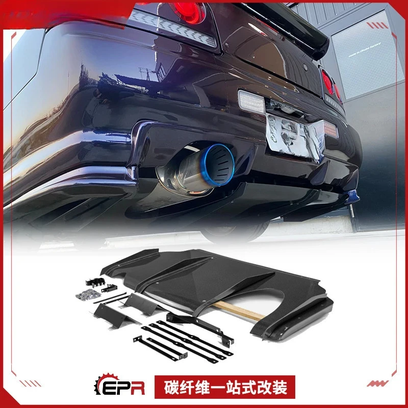

Для GTR GTT R34 2025K-стиль из углеродного волокна, базовая пластина заднего спойлера