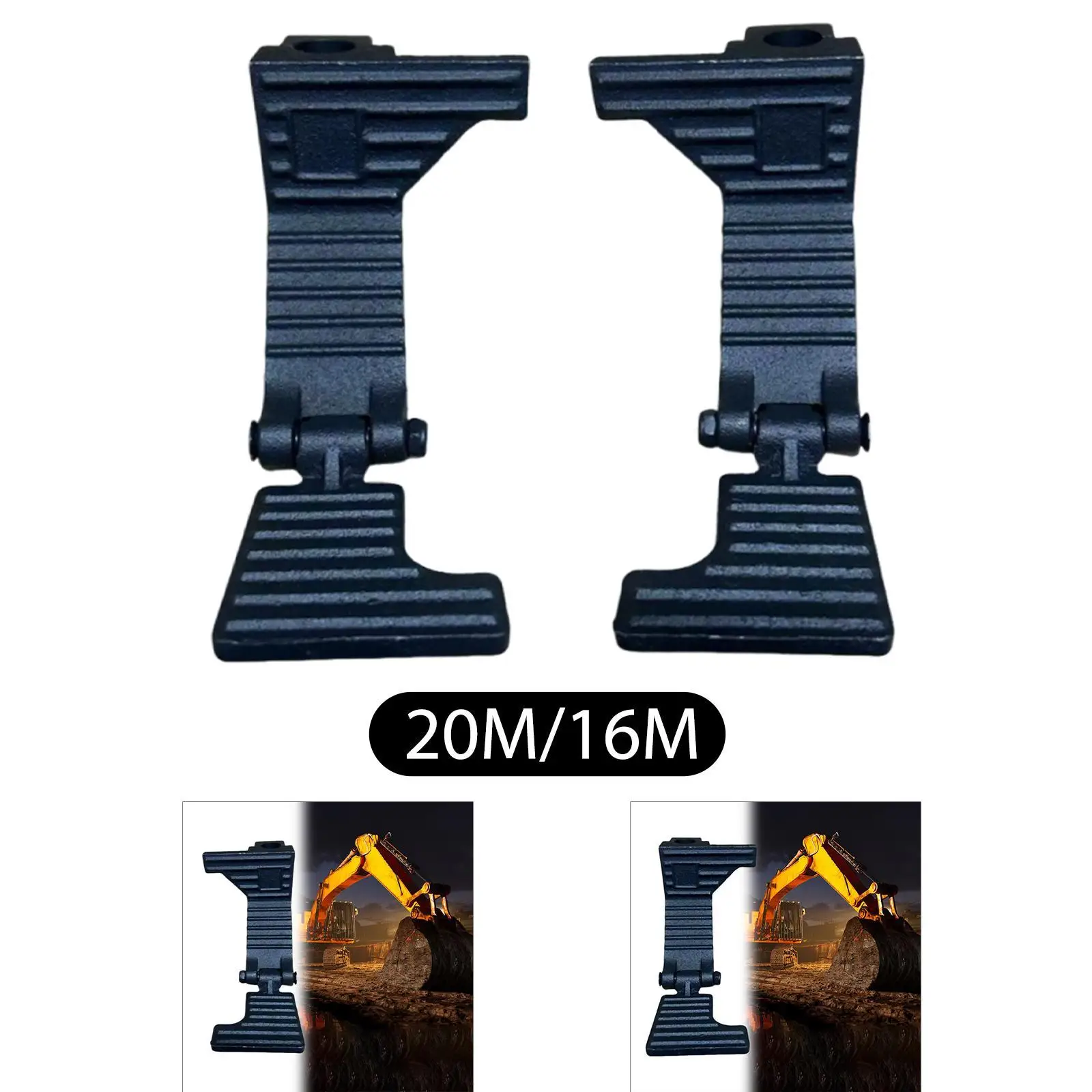 Mini Excavator Foot Pedal Mini Excavator Part Spare Easy to Install Equipment Accessories Replacement for 15/17 Lawn Backyard