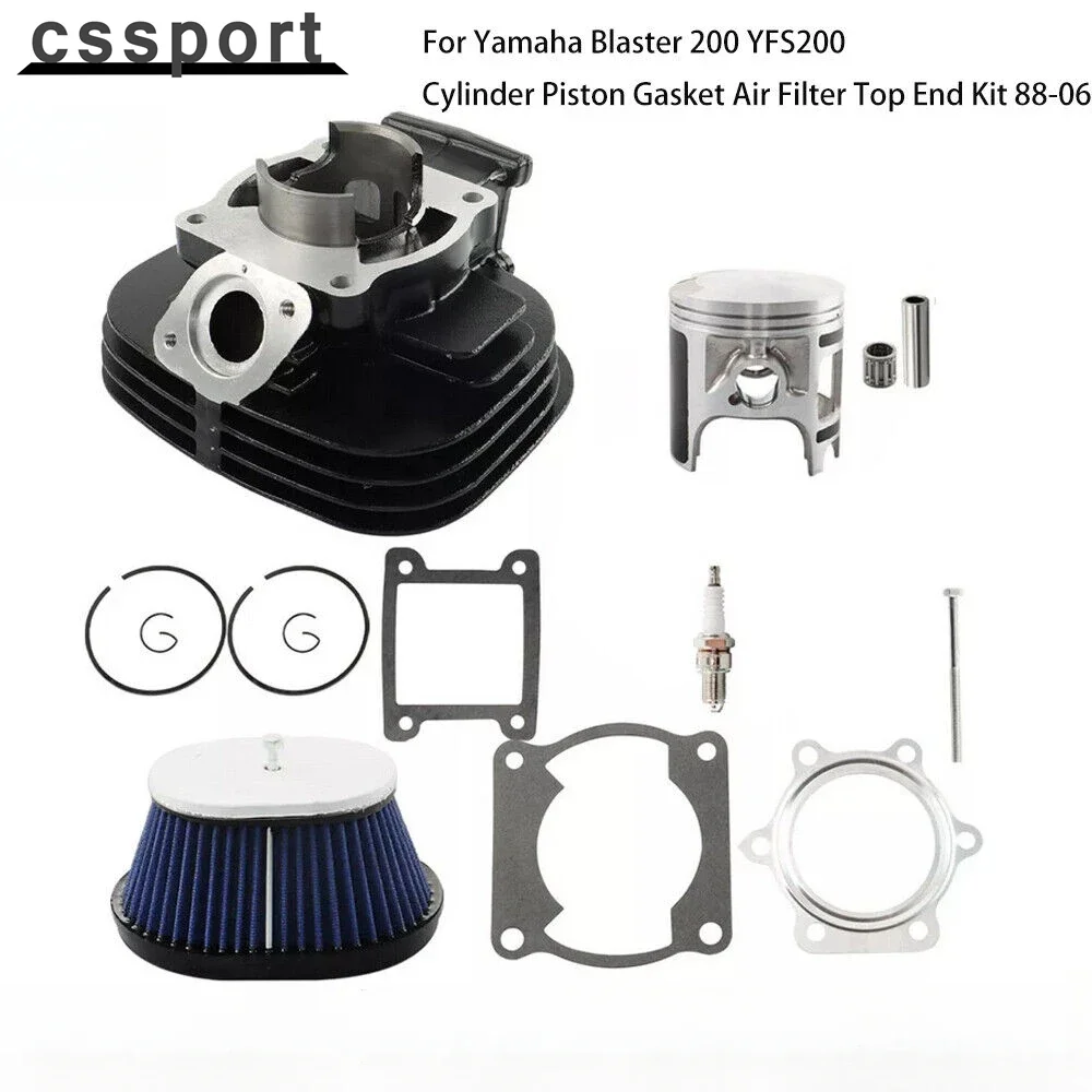 

2XJ-11311-02-00 2XJ-11181-00-00 3JM-11351-02-00 2XJ-11631-01-97 Cylinder Piston Gasket Air Filter for Yamaha Blaster 200 YFS200