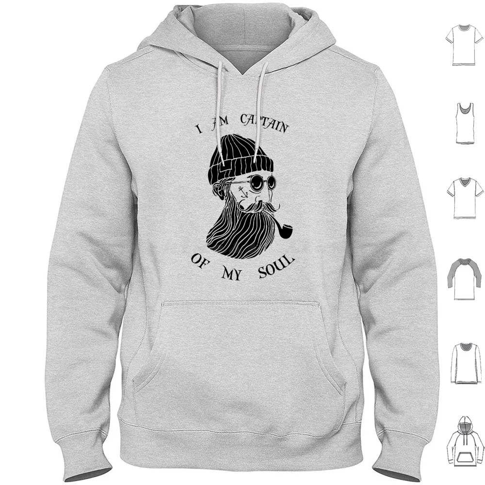 I Am Captain Of My Soul Hoodies Long Sleeve Sea Captain Soul Poetry Invictus Nelson Mandela Apartheid Boats Ships Pipe