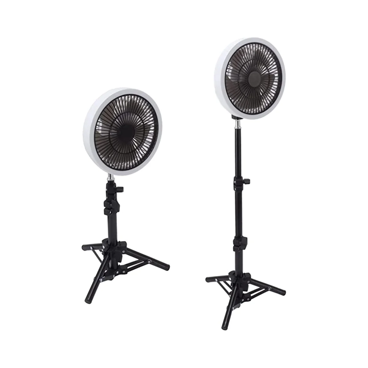 

Rechargeable Vertical Fan Home Tripod Display Fan Hiking Shaking Head Vertical Fan