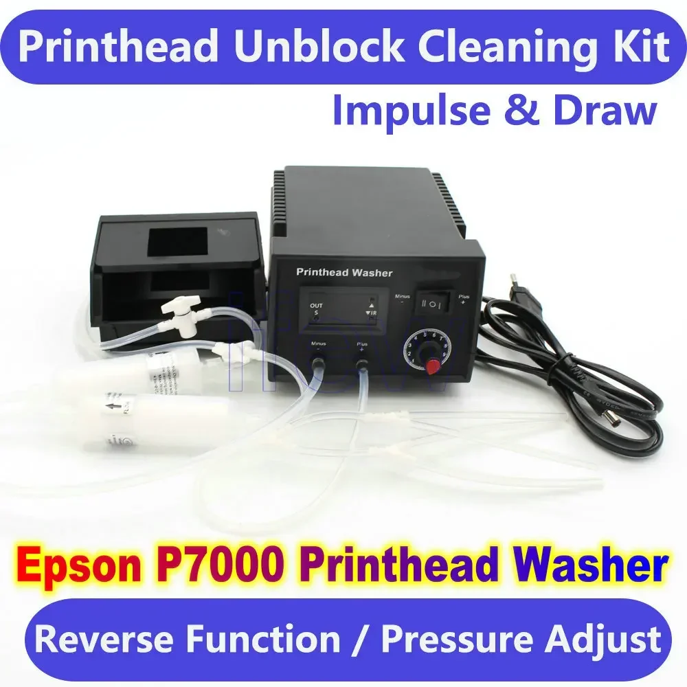 

Ycolor DTF Printhead Cleaning Wash Print Head Washing Machine For Epson L8050 L1800 L805 1390 XP600 DX6 i3200 Print Head Device