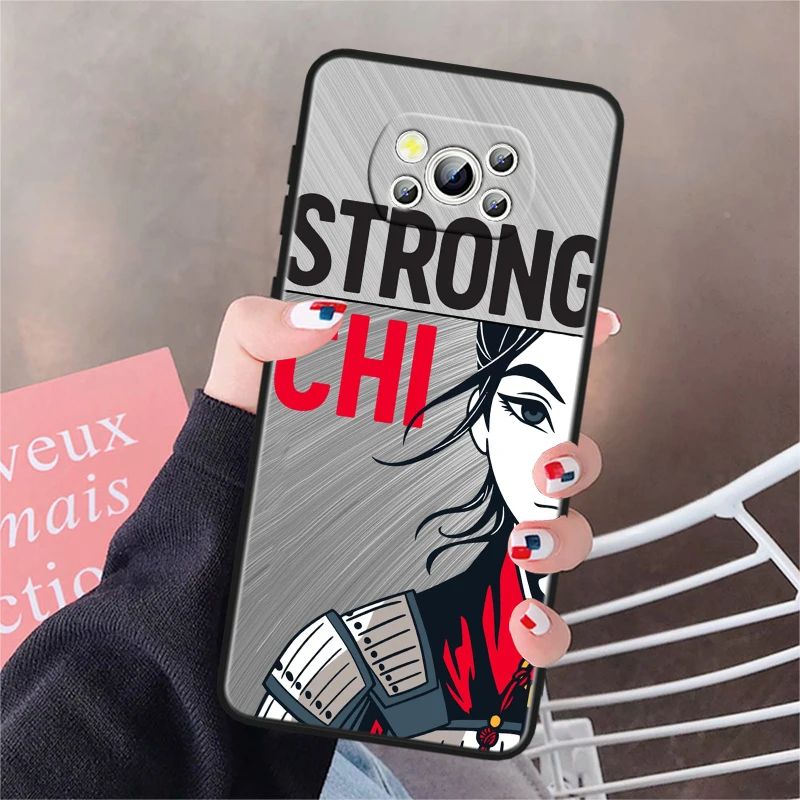 Disney Mulan Cool For Honor V20 10i 10X 9S 9X 9C 9A 8X 8C 8A 7S 7C 7A Magic 5 Lite Pro MAX Black Soft Phone Case