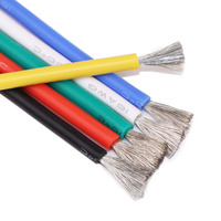 1M/5M/10M Heat-resistant Soft Silicone Wire 30 28 26 24 22 20 18 16 15 14 13 12 AWG Ultra High Temperature Flexible Copper Cord