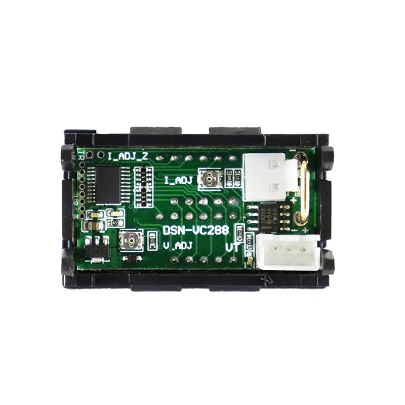 DC 0-100V 10A voltmetro digitale amperometro doppio Display rilevatore di tensione misuratore di corrente pannello Amp Volt Gauge 0.28 "LED rosso blu