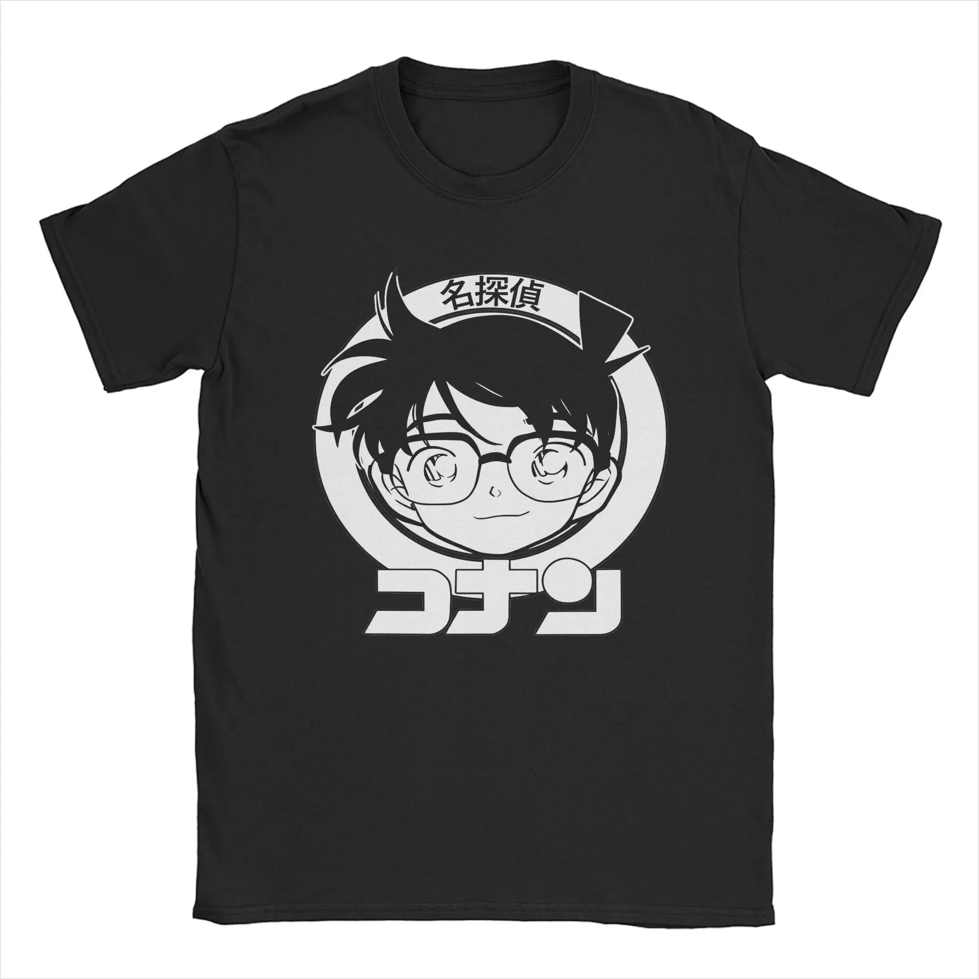 Men Detective Conan Manga Anime T Shirts Japanese Shinichi Cotton merch Fashion Short Sleeve O Neck Tee Shirt Adult T-Shirts