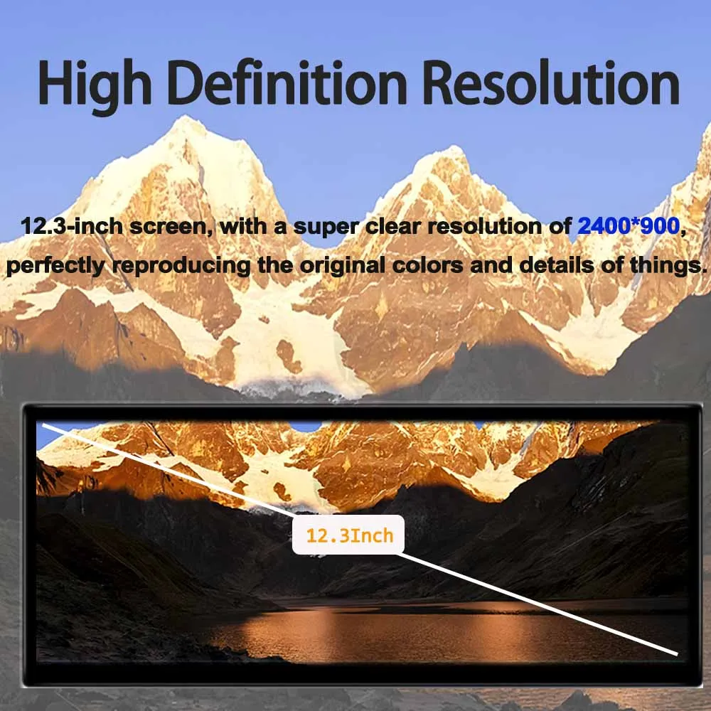 QLED 2400*900P Video Play 12.3Inch Android 15 for Hyundai Tucson 2019-2020 Multimedia Car Radio GPS Navi 8-core 8+256G Stereo BT