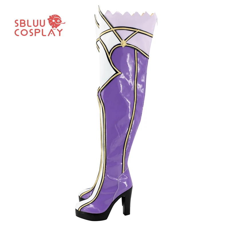 

SBluuCosplay Game FGO Scathach Skadi Cosplay Shoes Halloween Party Custom Made Boots