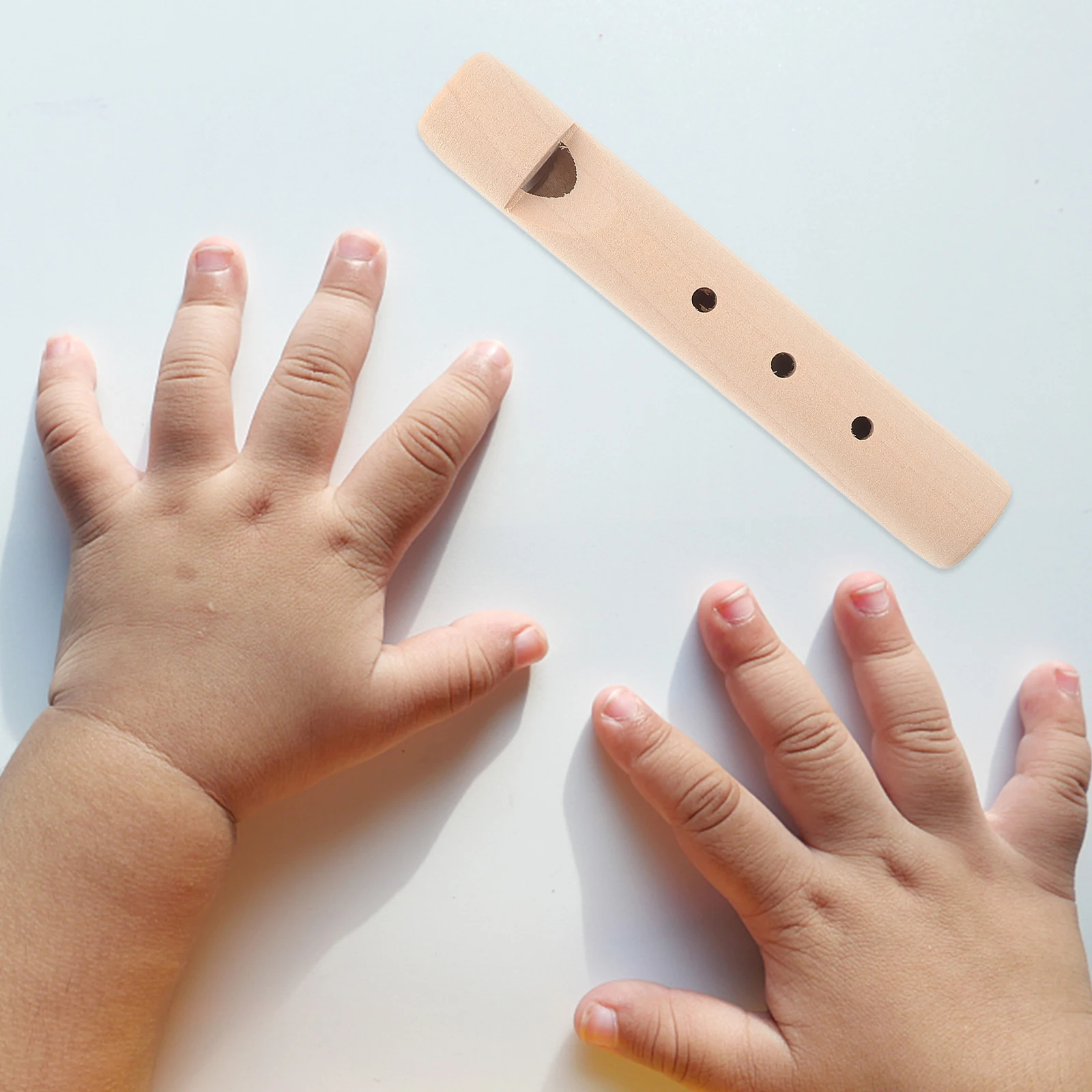 Mini juguete de madera Diy, instrumento Musical pintable para niños, sin pintar, tren de boca musical pequeño, decoración de cumpleaños