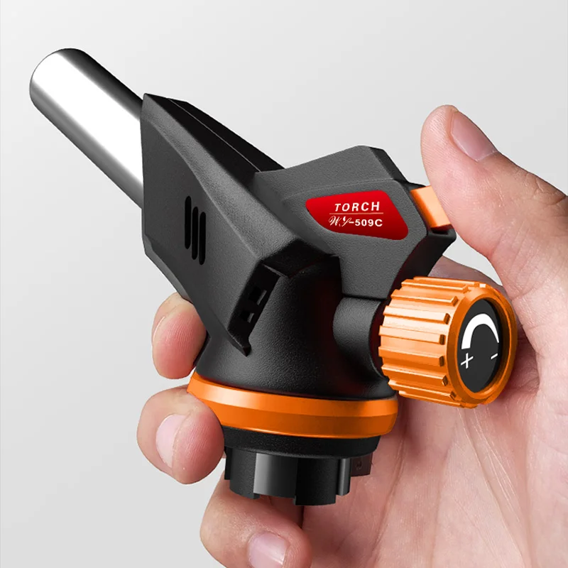 Portable Butane Spray Gun Camping Fire Gun Welding Torch Household Kitchen Baking & Heating Tool