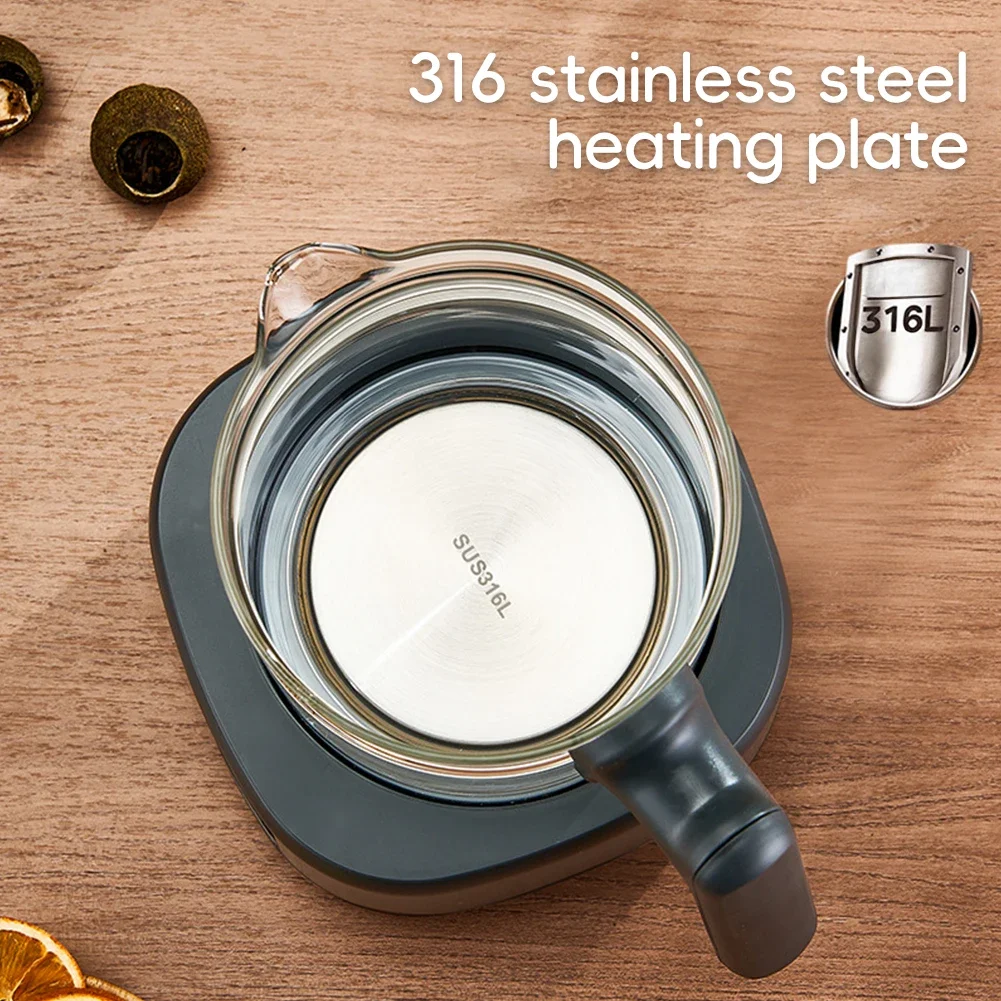 ماكينة صنع الشاي بالبخار أوتوماتيكية بالكامل، إبريق شاي كهربائي حديث، تحكم ذكي في درجة الحرارة، مجموعة تحضير الشاي المنزلية لسطح المكتب #3