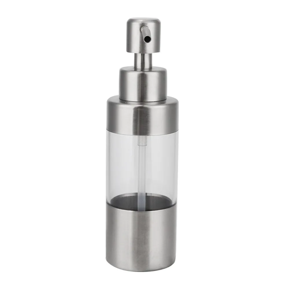 

Stainless Steel ABS Soap Dispenser with Pump Refillable Lotion Dispenser Wide Opening Silver Liquid Soap Dispenser
