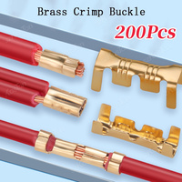 50/100/200PCS 453U-shaped Electrical Cable Connectors Tab Cold Insert Wire Connector Electricos Small Ceeth Terminal 0.3 -1.5mm²