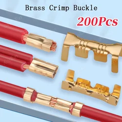 50/100/200PCS 453U-shaped Electrical Cable Connectors Tab Cold Insert Wire Connector Electricos Small Ceeth Terminal 0.3 -1.5mm²