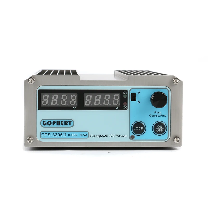 CPS-3205II Compact Digital Adjustable DC Laboratory Power Supply 30V 5A Regulatable Power Supply 110V-230V 0.01V/0.001A