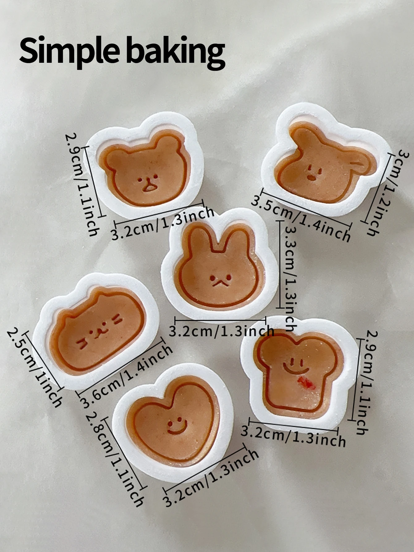 แม่พิมพ์คุกกี้สไตล์การ์ตูนน่าร - Baby Food Dogs บทวิจารณ์และราคา