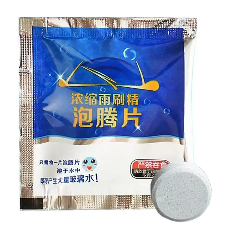 Washer Fluid Tablets Wiper Fluid Concentrate Effective Wiper Fluid Tablets For Clear Car Vision Remove Auto Glass Stains