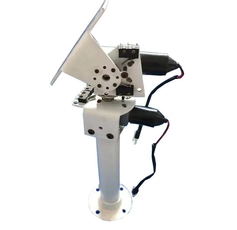 NEW DIY DC Dual Axis Pan Tilt Solar Tracking and Monitoring Robot Heavy Load High Torque All Metal X Axis Y Axis Worm Gear Motor