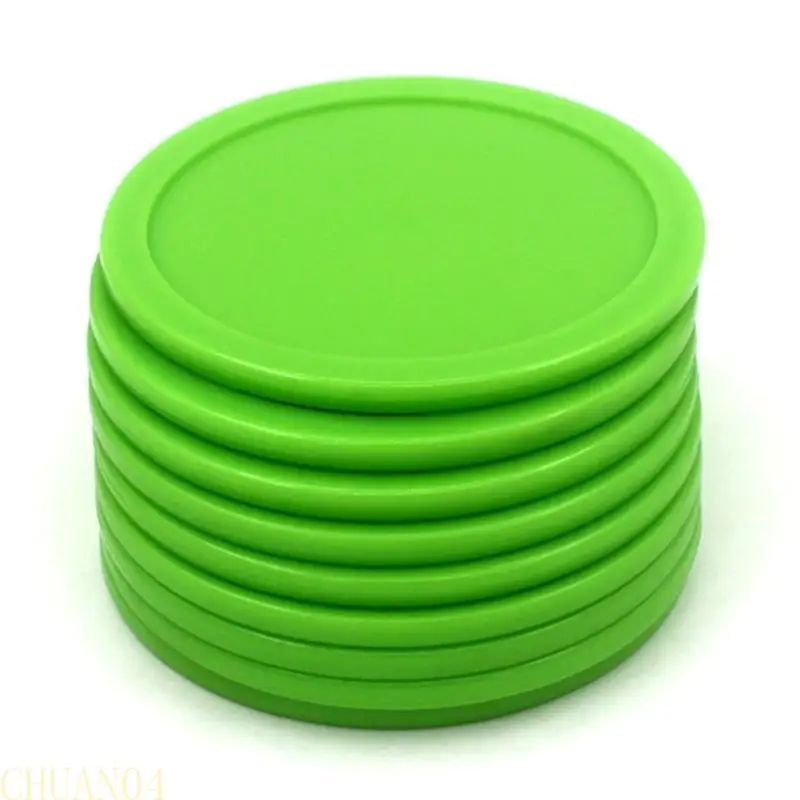 

A1A2 20Pcs Home Air Hockey Replacement Pucks Round Heavy Hockey Tables Pucks