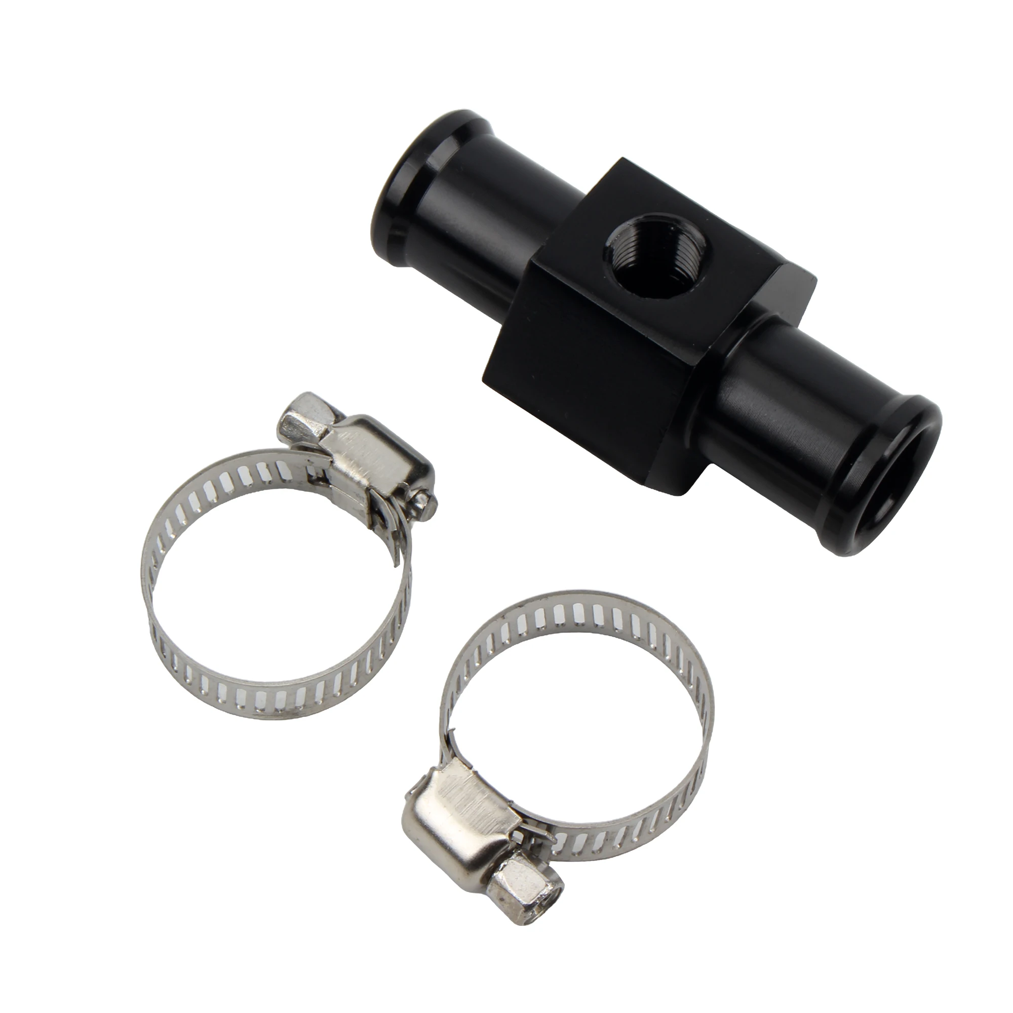 オートバイ水温計,ラジエーター温度センサー,黒ホースアダプター,18mm, 20mm, 22mm, 24mm