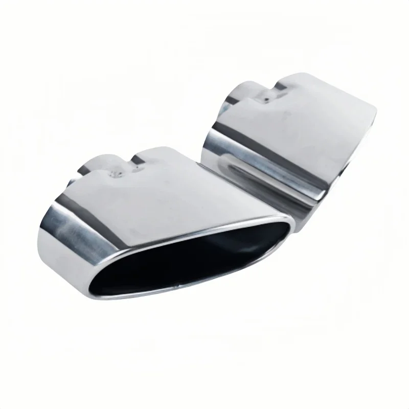 2008-2013 For BMW X5 E70 Stainless Steel Welded Square Muffler Tip Nozzle Exhaust Pipe Upgrade Key Feature Exhaust Head