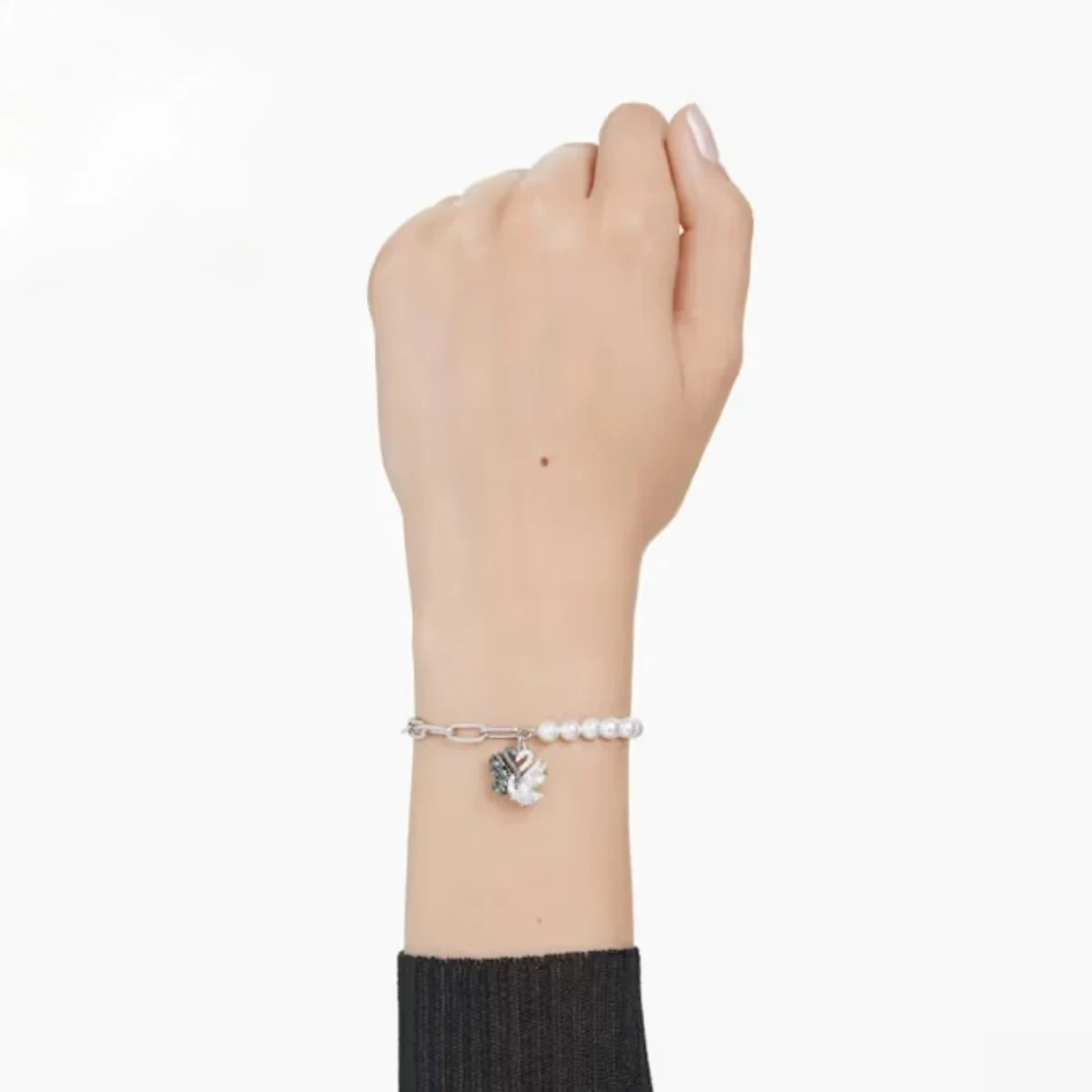 

Fashionable and Gorgeous S925 Little Swan Zircon Bracelet for Banquet, Party, Workplace Versatile Jewelry - Birthday Gift