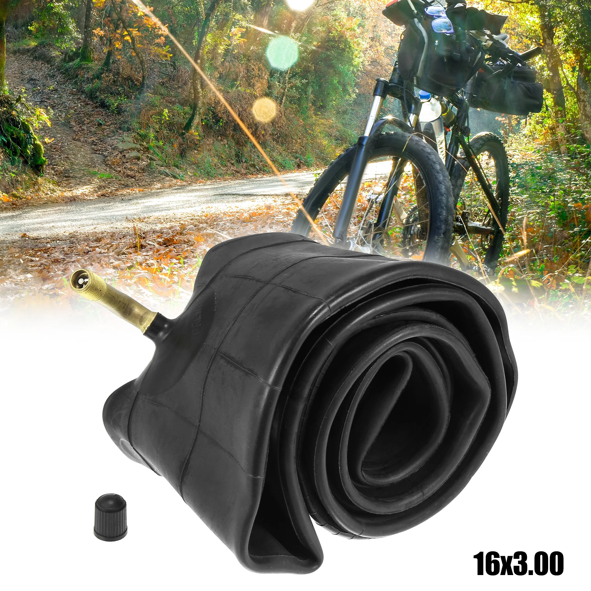 X Autohaux Bicycle Tire Tube 12 14 16 18 20 26 inch  Inner Tubes Schrader Tyres 1.75/2.215 Inch Width Cycling Tire Rubber Tube