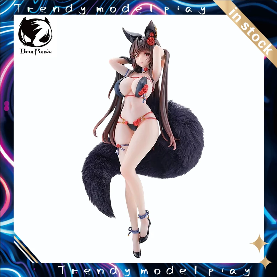 En Stock Original BearPanda Rose 1/6 felpa Real/ojo de carcasa figura animación muñeca figuras en miniatura de juguete regalos