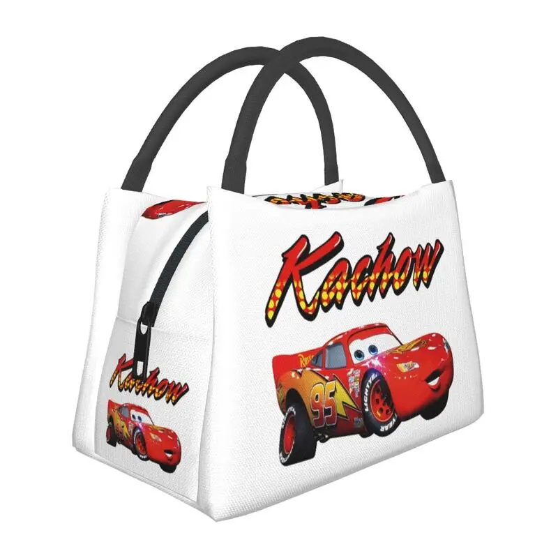 

Lightning Mcqueen Cars Thermal Insulated Lunch Bags Women Resuable Lunch Container for Outdoor Picnic Storage Meal Food Box