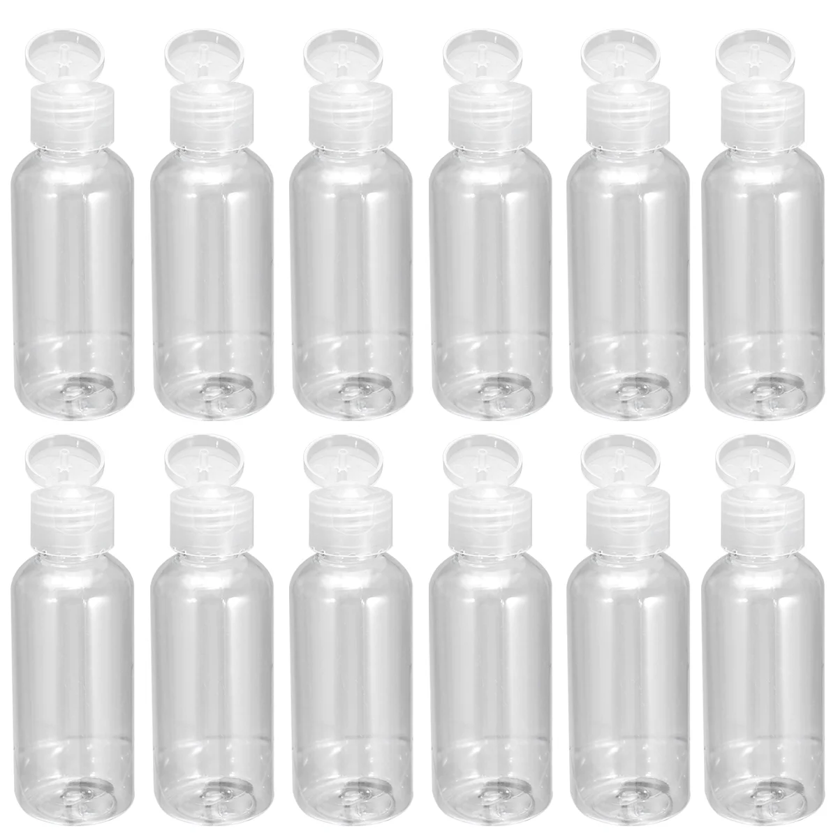 

20pcs 60ml Travel Subpackaging Bottle Refillable Bottle with Empty Storage Bottle for Lotion (Transparent)