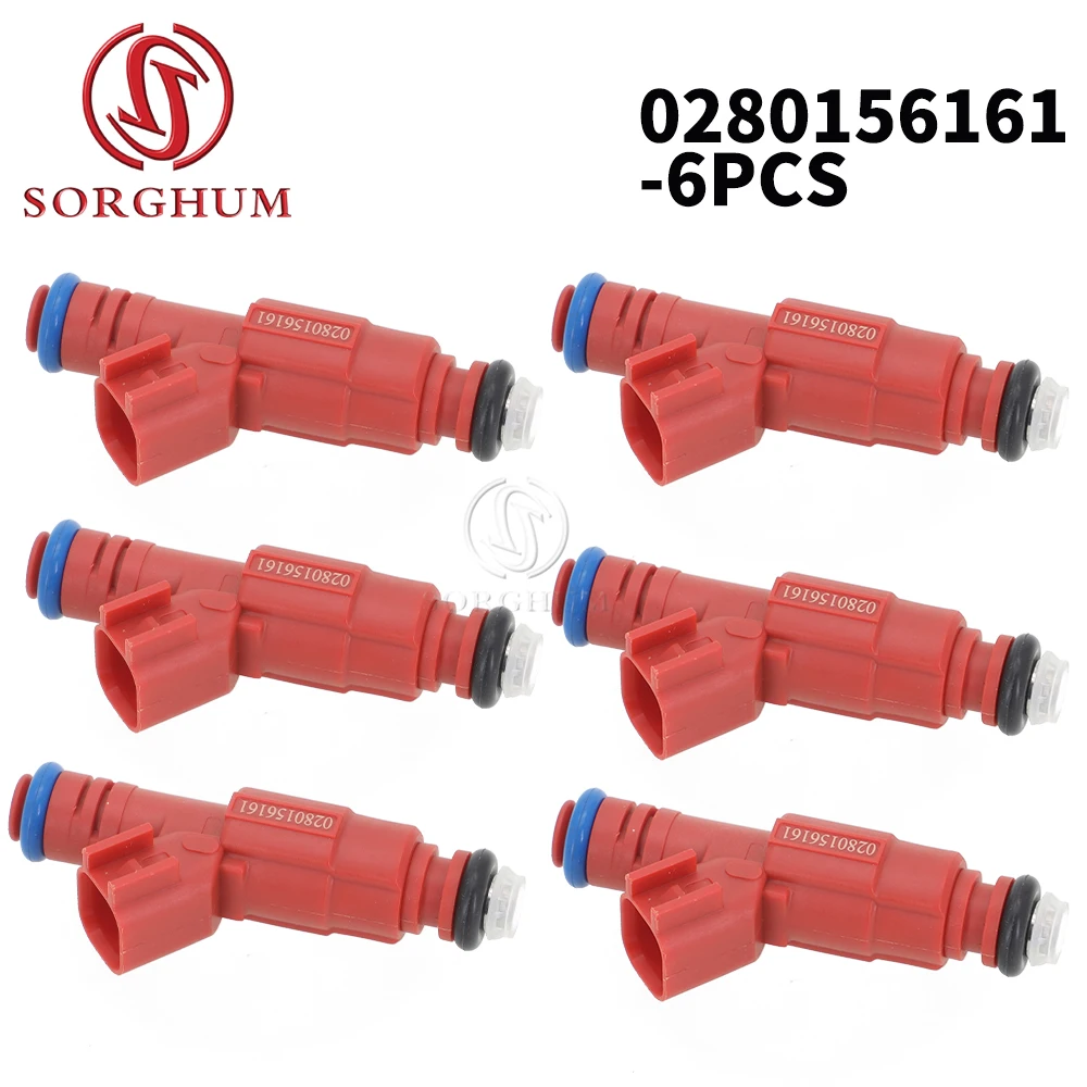 

SORGHUM 6 шт./компл. топливная форсунка 0280156161 MFI462 для Ford Mustang 3,8 л 3,9 л для Jeep Cherokee Liberty Dodge Dakot Ram